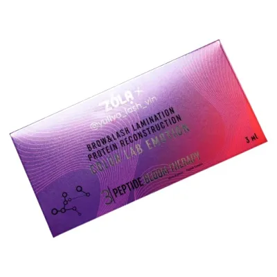 ZOLA x Yuliya Lash Vin COLOR LAB EMOTION Lamination Sachet 03 PEPTIDE BLOOM THERAPY (3 x 1 ml)