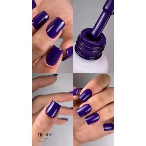 Gel polish "Royal Purple" 10 ml, TRENDY nails HEMA/TPO free