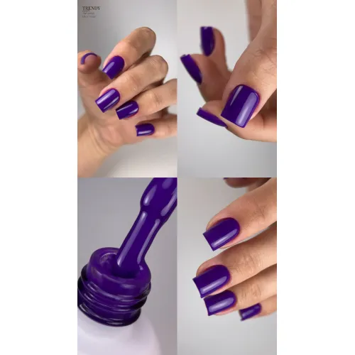 Gel polish "Ultra Violet" 10 ml, TRENDY nails HEMA/TPO free