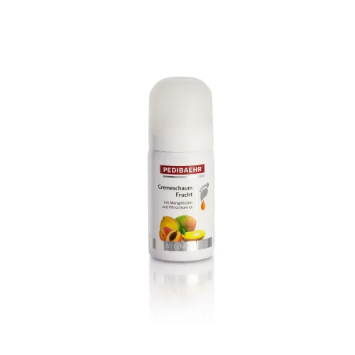 BAEHR Cremeschaum Frucht Fruit Foot Cream with Mango and Peach Oil, 35 ml
