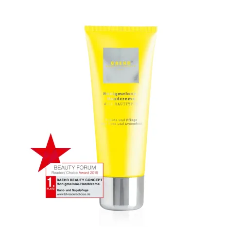 Hand cream honey melon with avocado oil and urea BAEHR, 75 ml (11549)