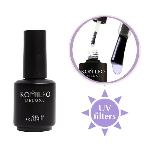No Wipe Rubber Top Komilfo (com filtros UV)
