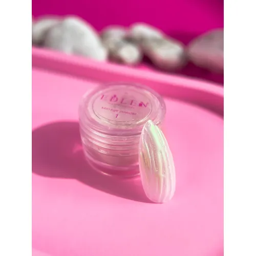 Set of nail rubs Mirrage powder, 6 pcs/pack Edlen