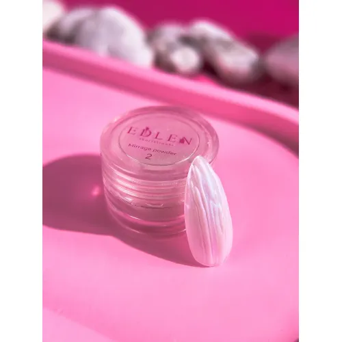 Set of nail rubs Mirrage powder, 6 pcs/pack Edlen