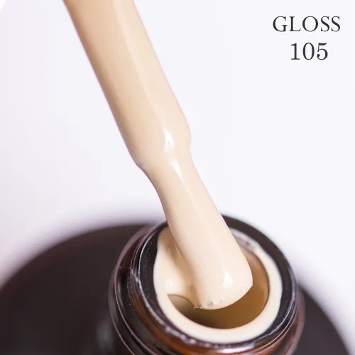 Gel polish GLOSS 105 (vanilla), 11 ml