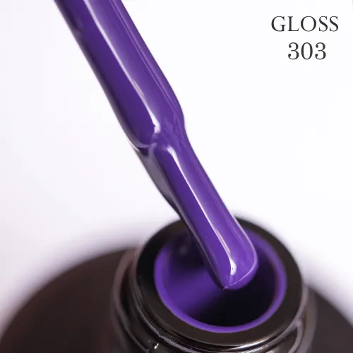 Gel polish GLOSS 303 (classic blue), 11 ml