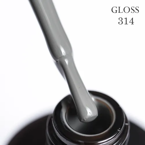 Gel polish GLOSS 314 (muted olive), 11 ml
