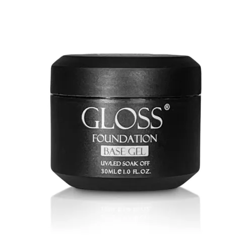 Rubber base GLOSS Foundation Base Gel, 30 ml