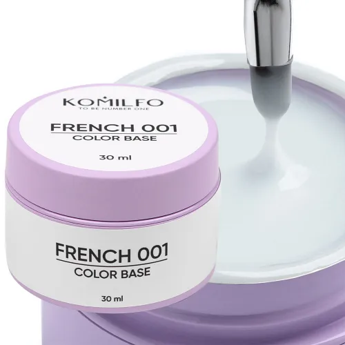 Komilfo HEMA/TPO free New Color Base French 001, 30 ml (gel-jar)