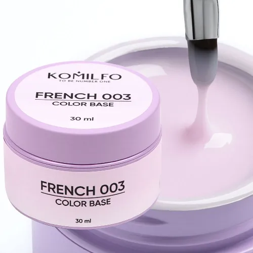 Komilfo HEMA/TPO free New Color Base French 003, 30 ml (gel-jar)