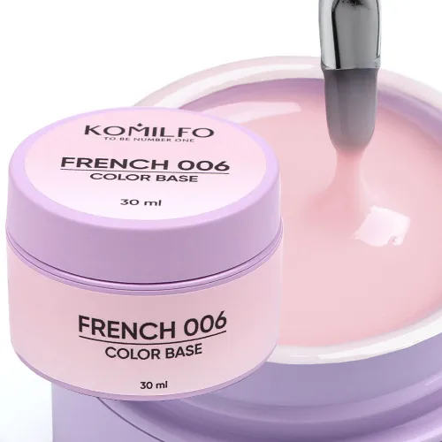 Komilfo HEMA/TPO free New Color Base French 006, 30 ml (gel-jar)