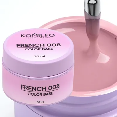 Komilfo HEMA/TPO free New Color Base French 008, 30 ml (gel-jar)