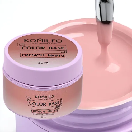 Komilfo HEMA/TPO free New Color Base French 010, 30 ml (gel-jar)