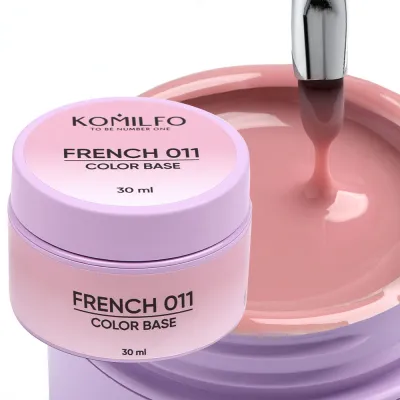 Komilfo HEMA/TPO free New Color Base French 011, 30 ml (gel-jar)