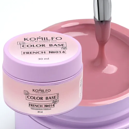 Komilfo HEMA/TPO free New Color Base French 014, 30 ml (gel-jar)