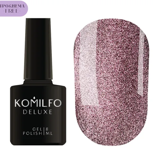 Gel Nail Polish Komilfo 9D Cat's eye No. 002 HEMA/TPO free, 8 ml