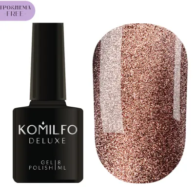 Gel Nail Polish Komilfo 9D Cat's eye No. 004 HEMA/TPO free, 8 ml