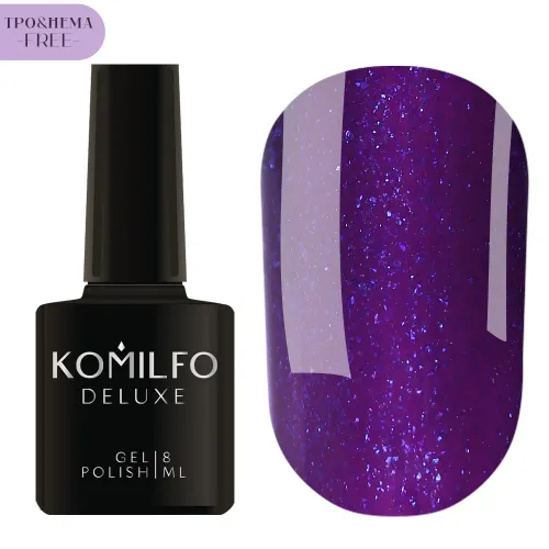 Gel Nail Polish Komilfo HEMA/TPO free Bloom Collection Violet, 8 ml