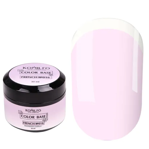 Komilfo Color Base French 016, 30 ml (gel-jar)