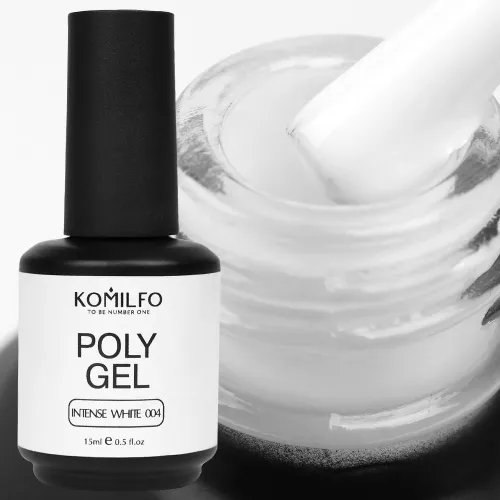 Komilfo PolyGel No. 004 Intense White, 15 ml