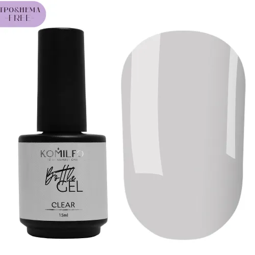 Komilfo Bottle Gel Clear, TPO and Hema free 15 ml