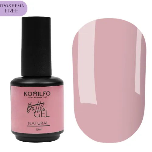 Komilfo Bottle Gel Natural, TPO and Hema free 15 ml