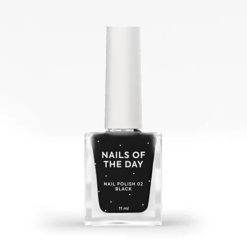 NAILS OF THE DAY Nail Polish 02 Black, 11 мл