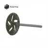 Pedicure disc with holes Nisima dh200ck (large grain 80 grit, diameter 20 mm)