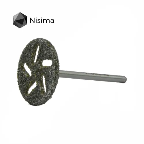 Pedicure disc with holes Nisima dh200ck (large grain 80 grit, diameter 20 mm)