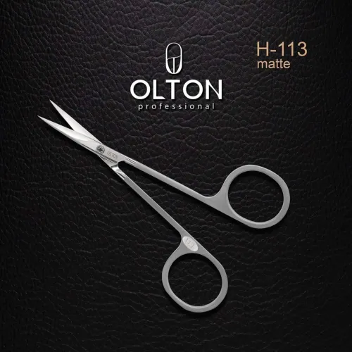 Cuticle scissors Easy Line (matte) Olton 113 mm.