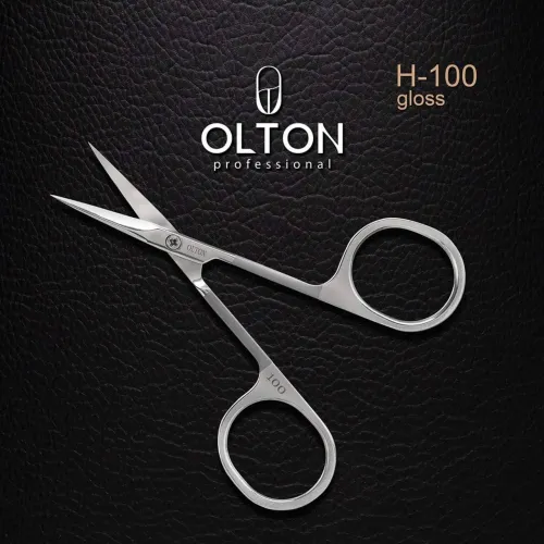 Cuticle scissors Easy Line (gloss) Olton 100 mm.