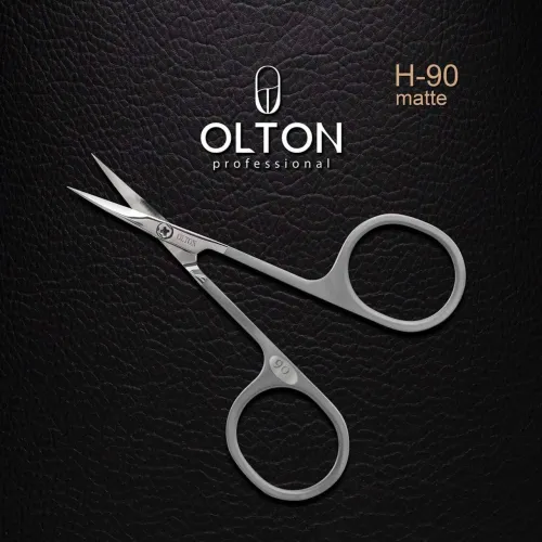 Cuticle scissors Easy Line (matte) Olton 90 mm.