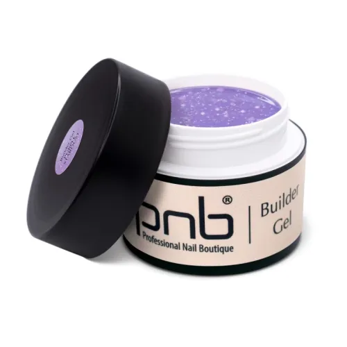 UV/LED Builder Gel PNB, Purple Stardust , 50 ml. 