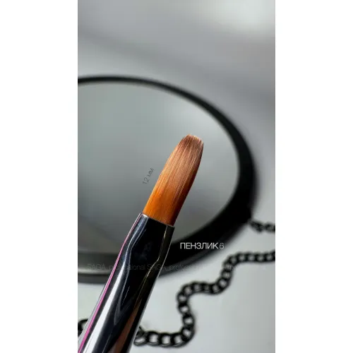 SAGA Brush NEW No. 6 (Oval 12 mm)