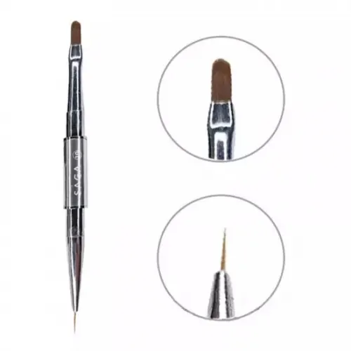 SAGA Double-sided Brush Gel+Liner 10 mm No. 10