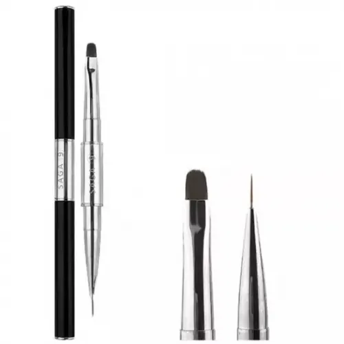 SAGA Double-sided Brush Gel+Liner 9 mm No. 9