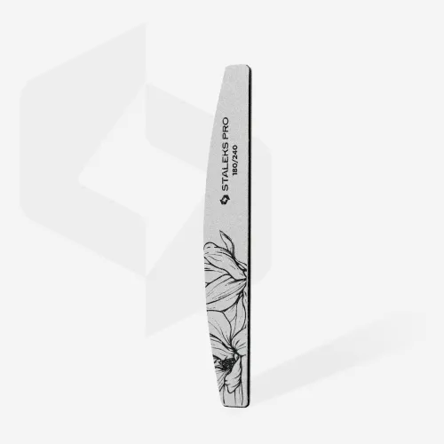 Пилка полумесяц минеральная EXPERT 40 180/240 грит (25 шт) Staleks Pro 