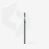 Diamond nail drill bit, "match", blue, head diameter 2,3 mm / working part 5 mm FA120B023/5 Staleks Pro