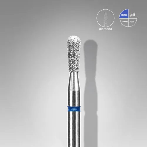 Фреза алмазная ,"спичка", синяя диаметр 2,3 мм / рабочая часть 5 мм FA120B023/5 Сталекс/Staleks Pro