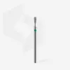Diamond nail drill bit, "match", green, head diameter 2,3 mm / working part 5 mm FA120G023/5 Staleks Pro