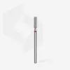 Diamond nail drill bit, rounded "cylinder", red, head diameter 2,5 mm / working part 10 mm FA30R025/10 Staleks Pro