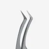 Professional eyelash tweezers with fiber tips EXPERT 45 TYPE 2 (L-shaped, 40) Staleks Pro (TE-45/2)