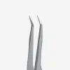 Professional eyelash tweezers with fiber tips EXPERT 45 TYPE 8 (mini L) Staleks Pro (TE-45/8)