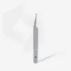 Professional eyelash tweezers with fiber tips EXPERT 45 TYPE 8 (mini L) Staleks Pro (TE-45/8)