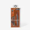 Professional eyelash tweezers with fiber tips EXPERT 45 TYPE 8 (mini L) Staleks Pro (TE-45/8)