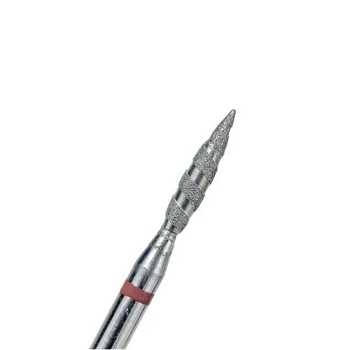 Diamond nail drill bit, Tornado red, 021 (H0210SD-F), TOUCH 