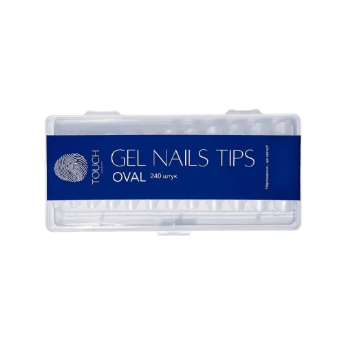 TOUCH Gel and Polygel Nail Forms Oval, 120 pcs