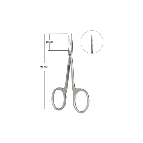 TOUCH professional cuticle scissors Comfort, 98 mm