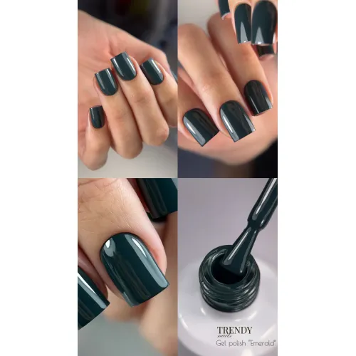 Gel polish "EMERALD" 10 ml, TRENDY nails HEMA/TPO free