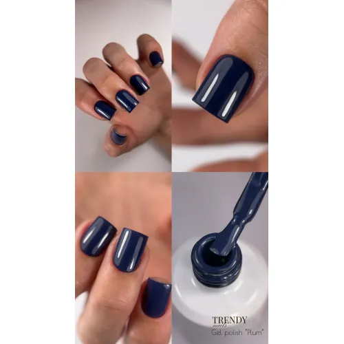 Gel polish "PLUM" 10 ml, TRENDY nails HEMA/TPO free